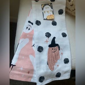 Halloween ghost pink hand towels